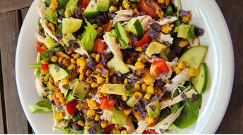 Southwest Salad with Spicy Maple Dressing