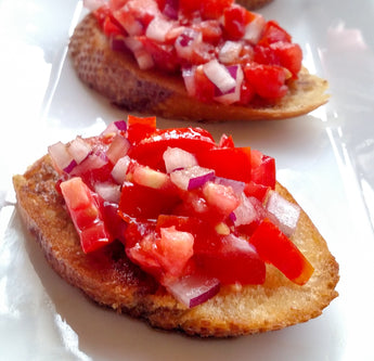 Bruschetta with Maple Balsamic Reduction