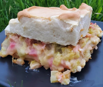 Maple Rhubarb Torte