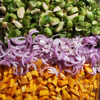 Maple Sugar Roasted Vegetables