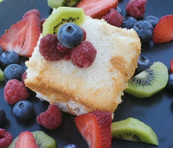 Maple Angel Food Cake
