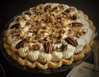 Maple Cream Pie with Pecans